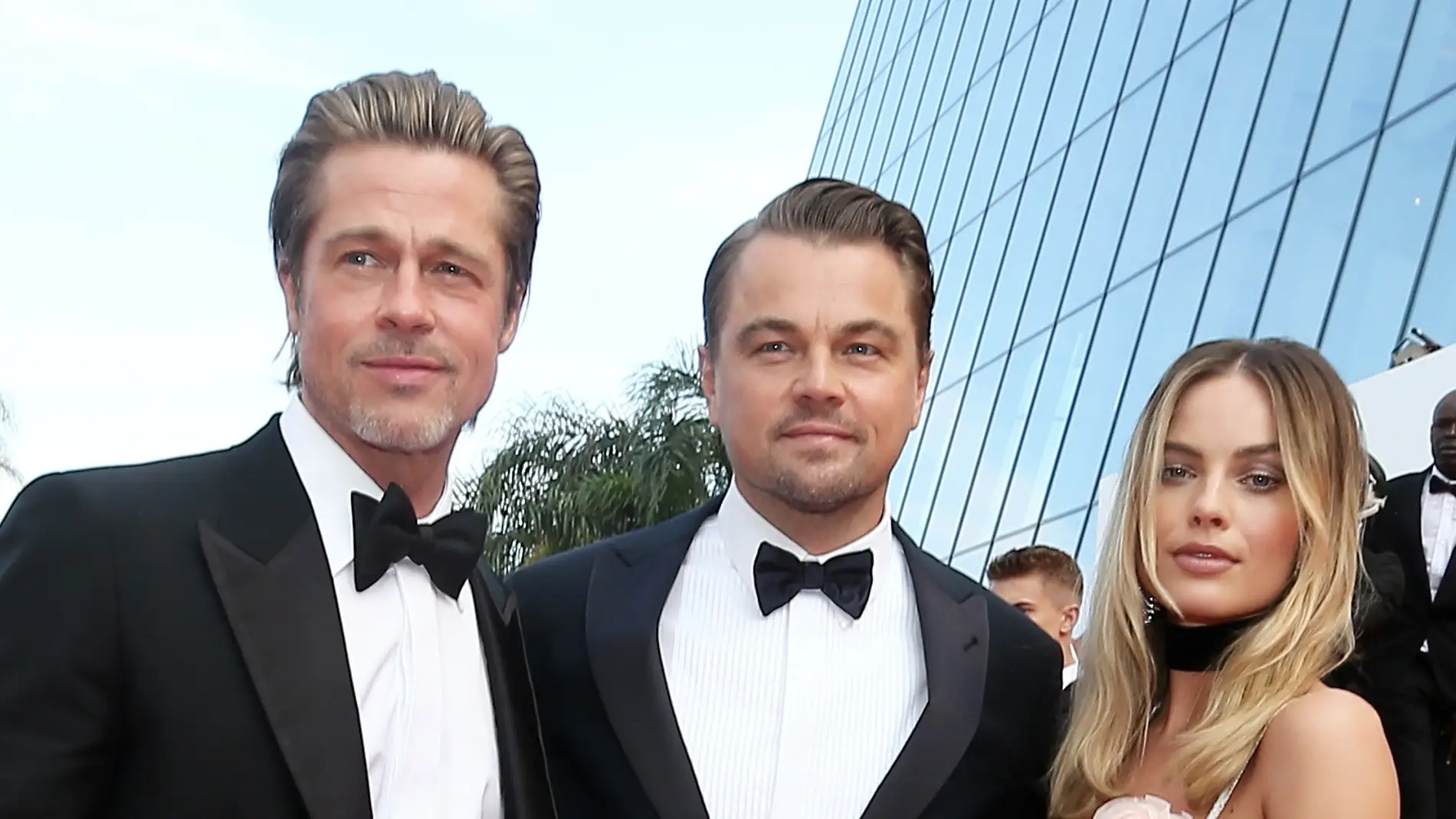 Brad Pitt, Loenardo DiCaprio y Margot Robbie en 'Once Upon a Time in Hollywood'
