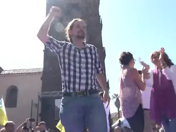 Iglesias apela al "voto útil" a Podemos para construir gobiernos de izquierda Iglesias apela al "voto útil" a Podemos para construir gobiernos de izquierda