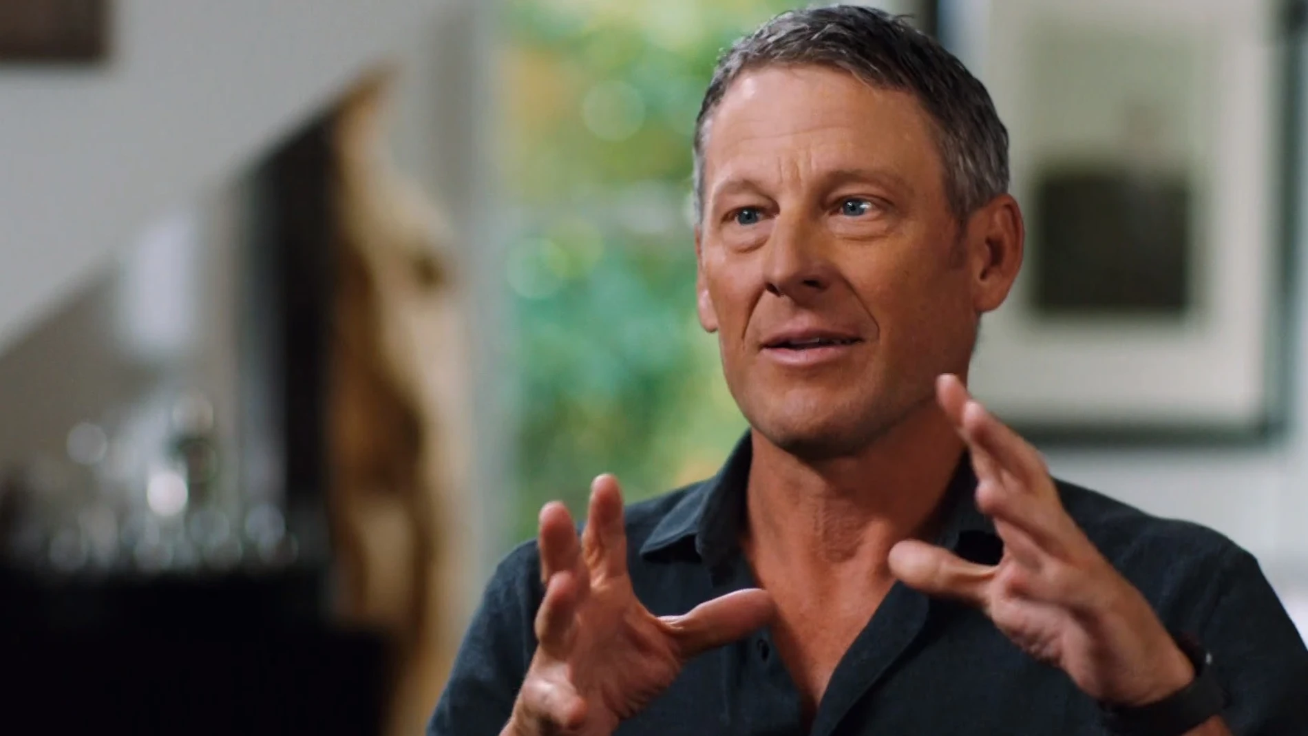 El exciclista Lance Armstrong, en la entrevista en la cadena NBCSN El exciclista Lance Armstrong, en la entrevista en la cadena NBCSN
