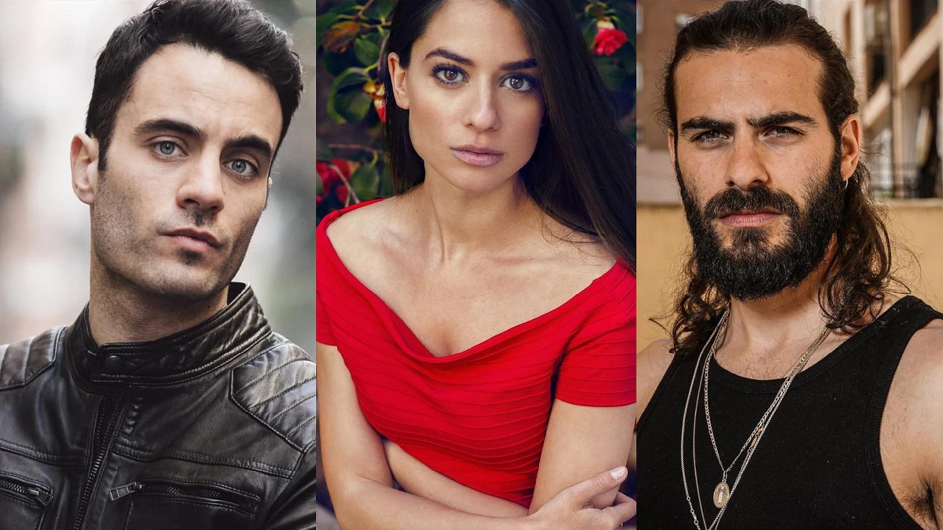 Alessandro Bruni, Alejandra Meco y Ibrahim Al Shami, actores de 'El secreto de Puente Viejo'