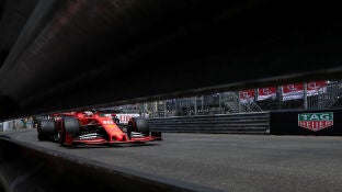 Charles Leclerc, en acci&oacute;n en Montecarlo