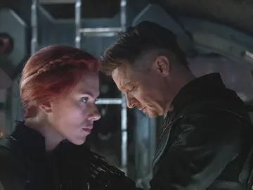 Viuda Negra y Ojo de Halcón en 'Vengadores: Endgame' Viuda Negra y Ojo de Halcón en 'Vengadores: Endgame'