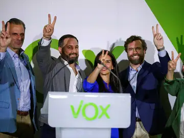 Vox celebra sus resultados del 26M Vox celebra sus resultados del 26M