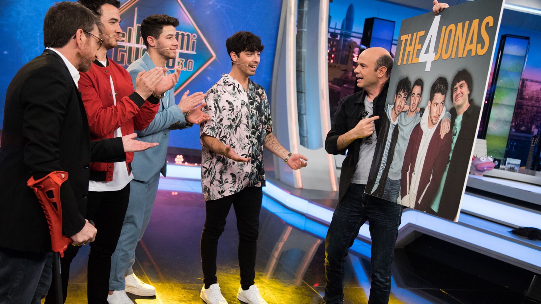 Jandro se convierte en el cuarto integrante de los Jonas Brothers en 'El Hormiguero 3.0'