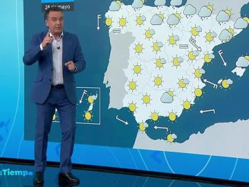 Calor en el sur, más fresco y nubes en el norte este martes