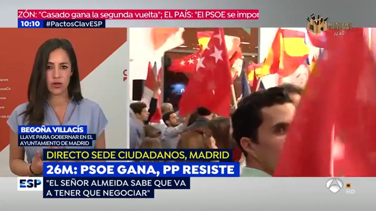 Begoña Villacís, clave para gobernar Madrid: "Lo de los cargos es lo que menos me importa"