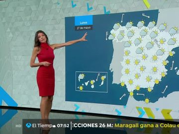 Lluvia y viento en la mitad norte peninsular 