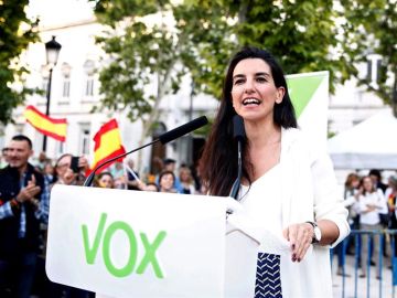 La candidata de Vox a la Presidencia de la Comunidad de Madrid, Rocío Monasterio