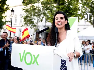 La candidata de Vox a la Presidencia de la Comunidad de Madrid, Rocío Monasterio La candidata de Vox a la Presidencia de la Comunidad de Madrid, Rocío Monasterio