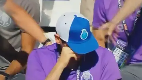 Iker Casillas, emocionado en la grada Iker Casillas, emocionado en la grada