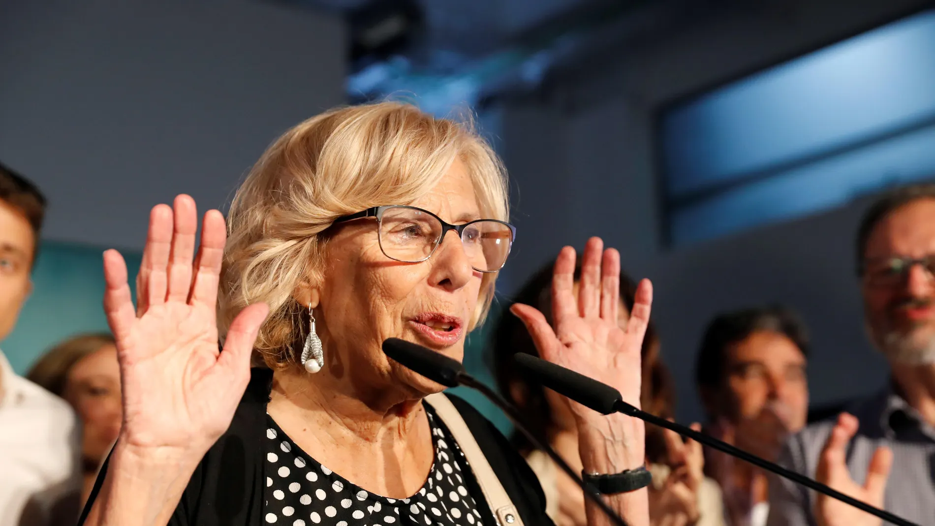 La alcaldesa de Madrid, Manuela Carmena La alcaldesa de Madrid, Manuela Carmena
