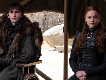Isaac Hempstead-Wright y Sophie Turner en 'Juego de Tronos' Isaac Hempstead-Wright y Sophie Turner en 'Juego de Tronos'