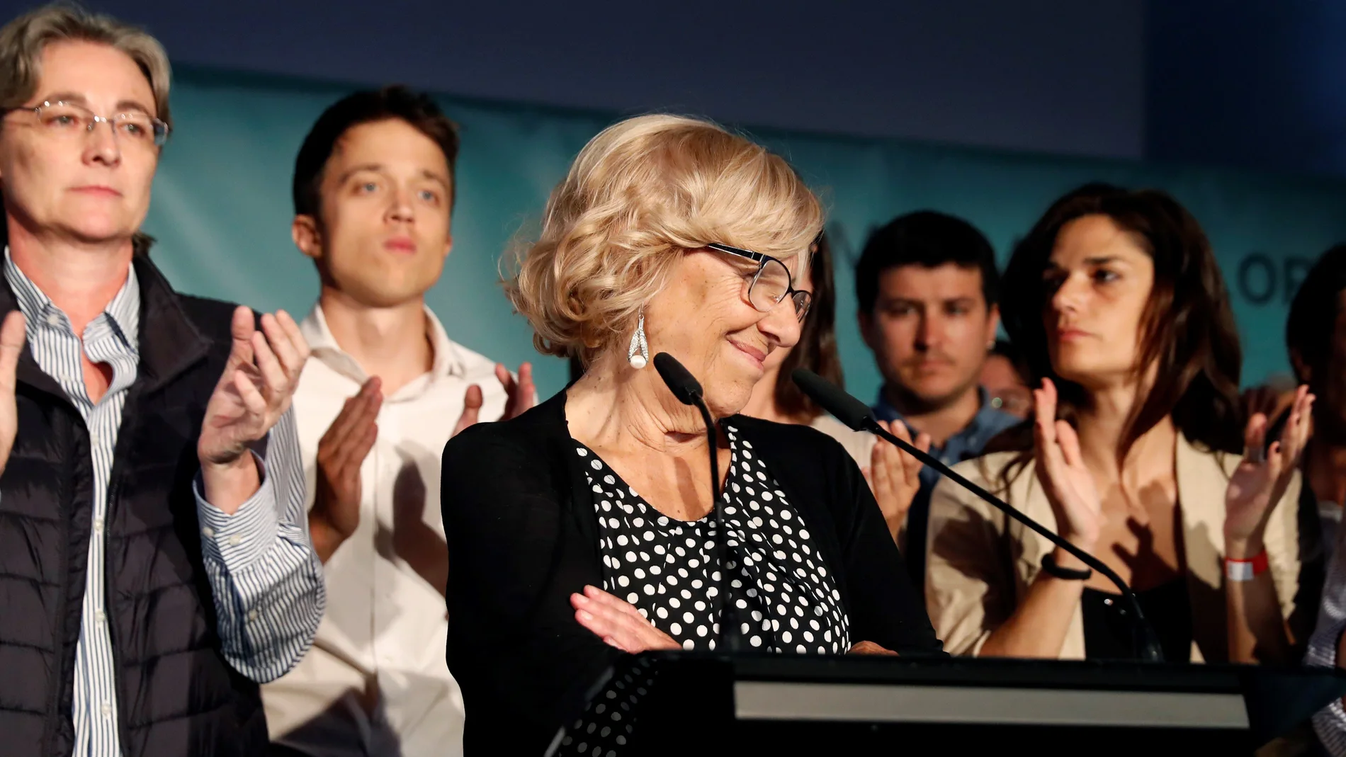 La alcaldesa de Madrid, Manuela Carmena La alcaldesa de Madrid, Manuela Carmena