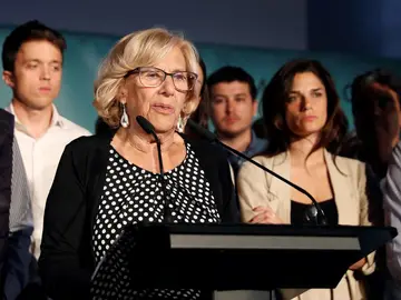 Manuela Carmena ante los medios Manuela Carmena ante los medios
