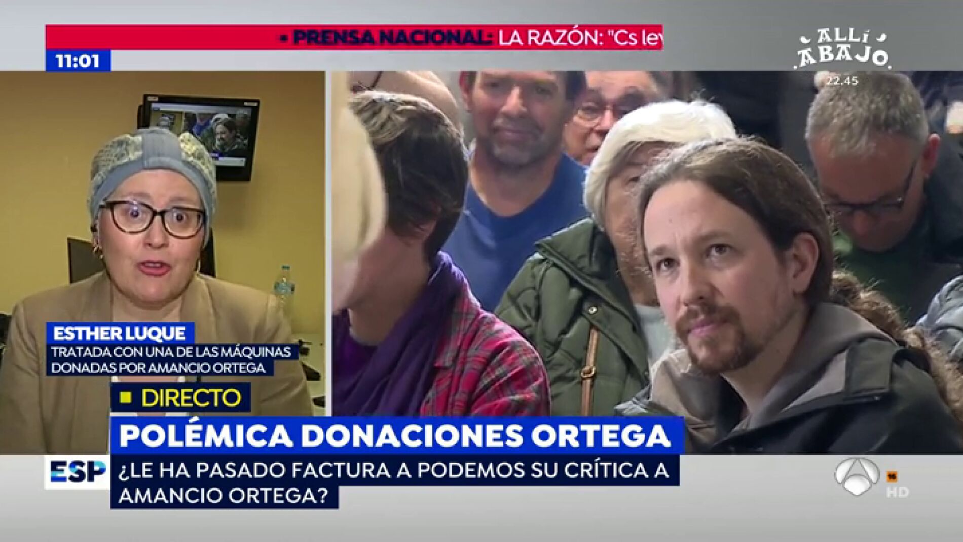 Esther Luque, enferma de c&aacute;ncer