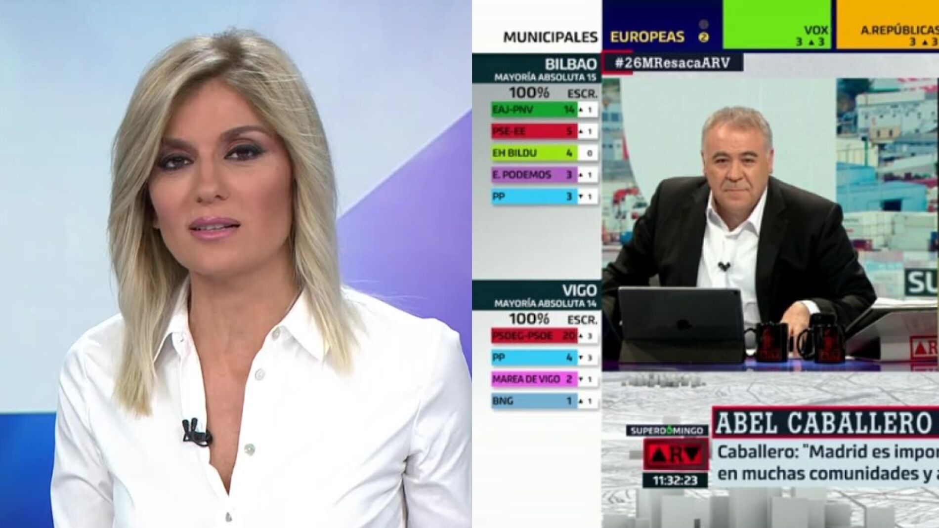 Antena 3 Noticias 1 y 'Al Rojo Vivo'