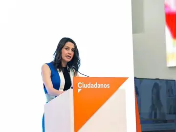 La portavoz de Ciudadanos, Inés Arrimadas La portavoz de Ciudadanos, Inés Arrimadas