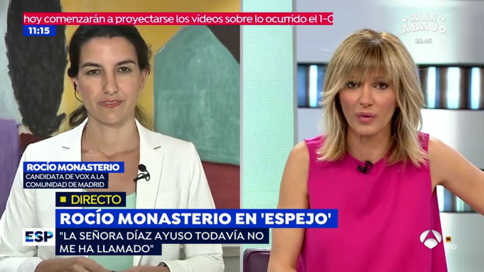 Susanna Griso y Roc&iacute;o Monasterio
