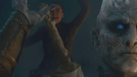 Arya Stark y El Rey de la Noche en 'Juego de Tronos' Arya Stark y El Rey de la Noche en 'Juego de Tronos'