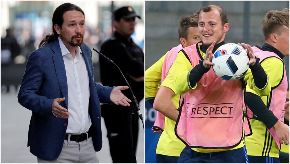 Pablo Iglesias y Roman Zozulya