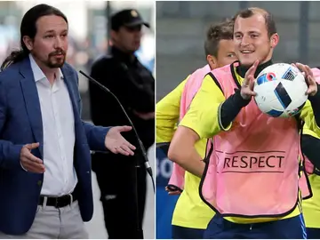 Pablo Iglesias y Roman Zozulya Pablo Iglesias y Roman Zozulya