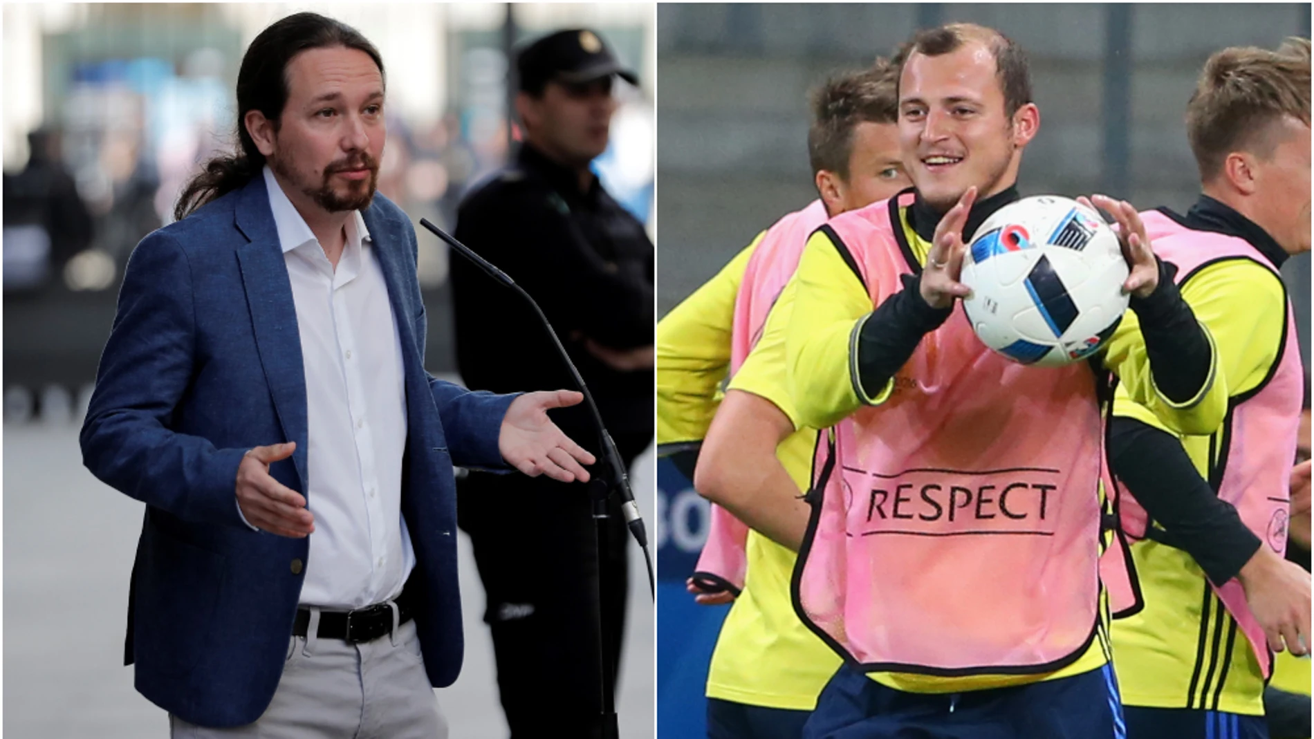 Pablo Iglesias y Roman Zozulya Pablo Iglesias y Roman Zozulya