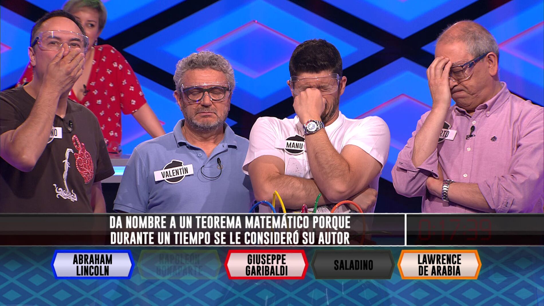 "Yo que s&eacute;", "no me suena", "realmente no lo s&eacute;", 'Los Lobos' divagan en esta complicada pregunta de '&iexcl;Boom!'