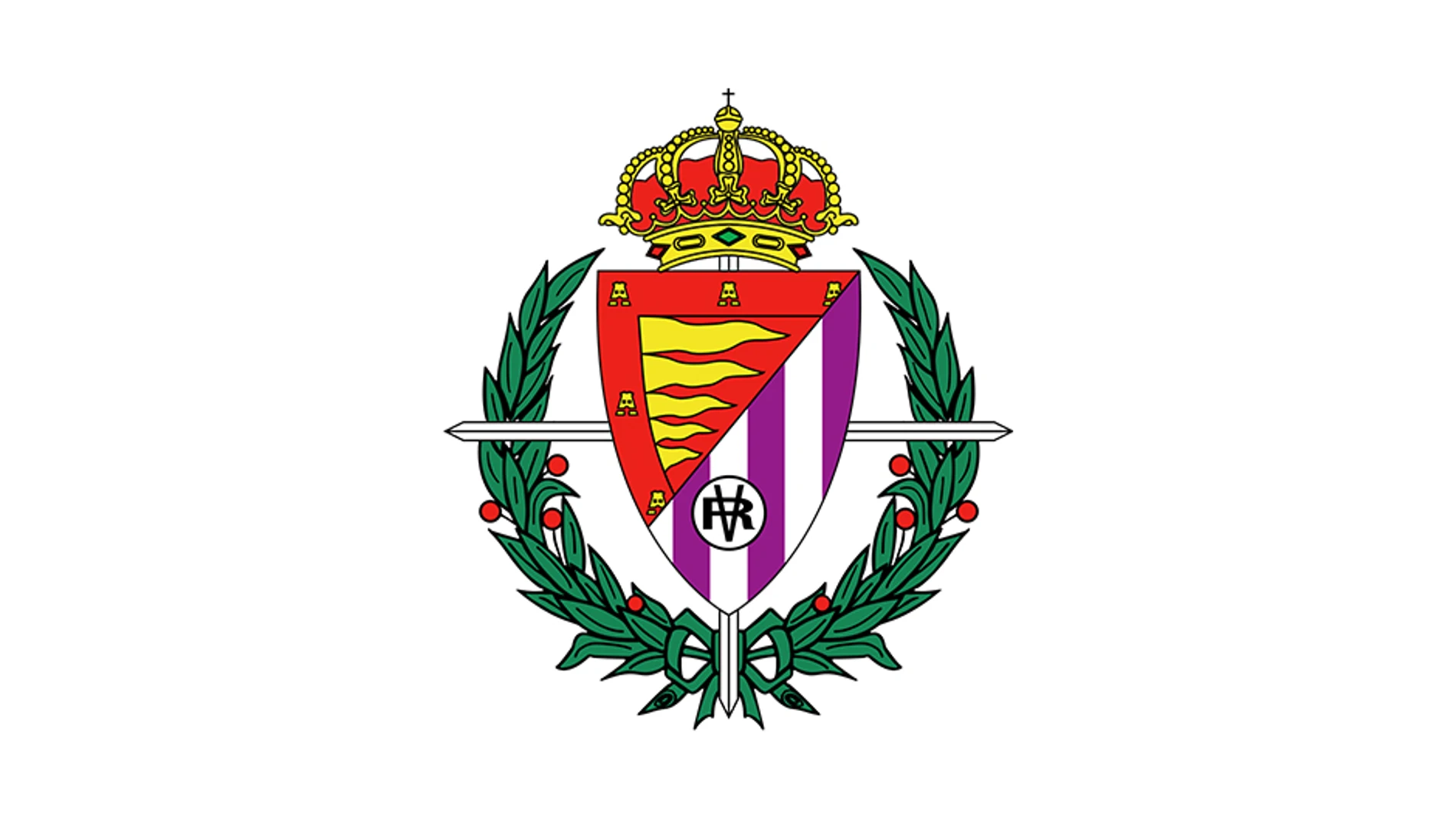 El escudo del Real Valladolid El escudo del Real Valladolid