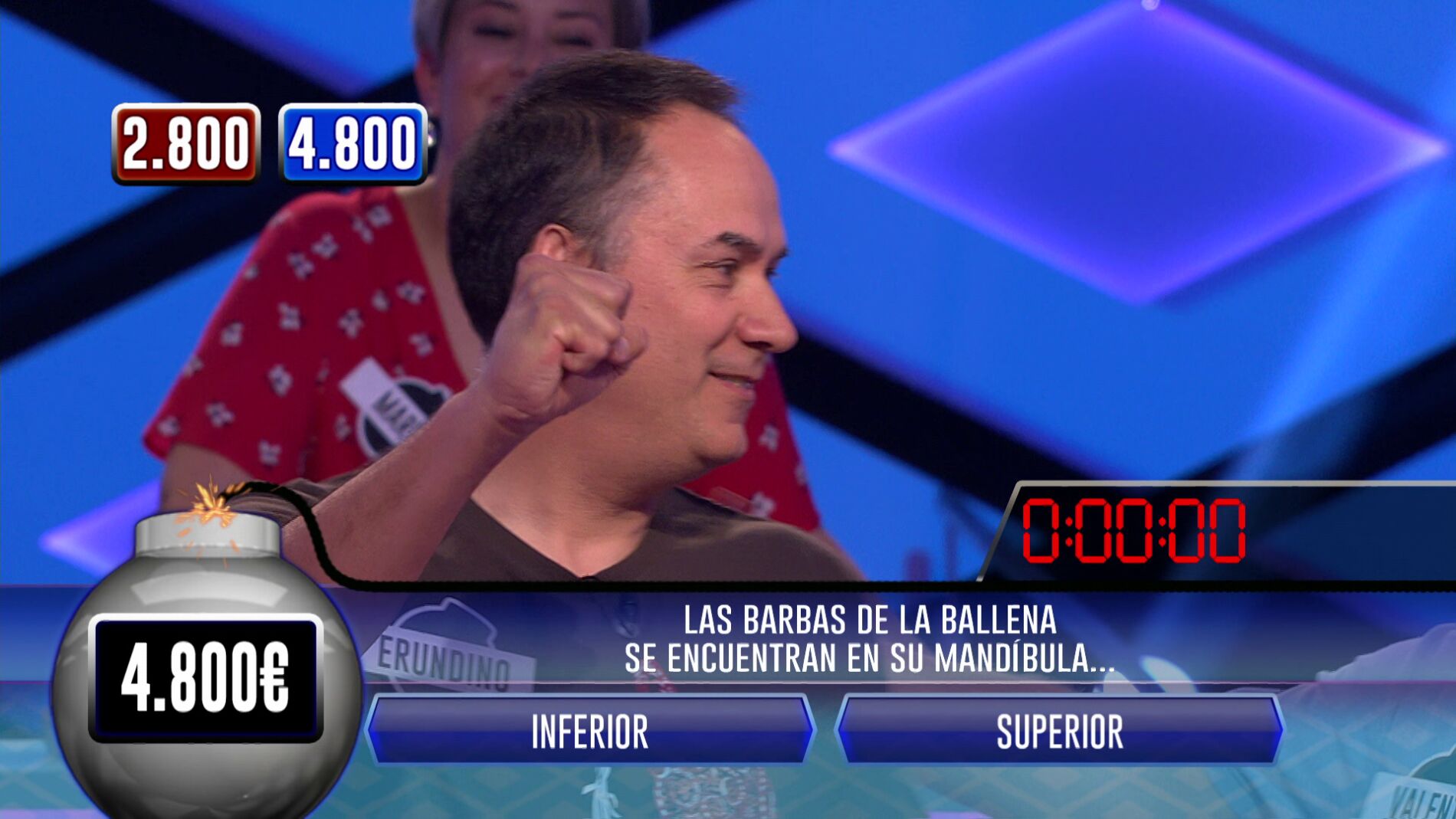 Erundino, imparable en la bomba clasificatoria de '&iexcl;Boom!'