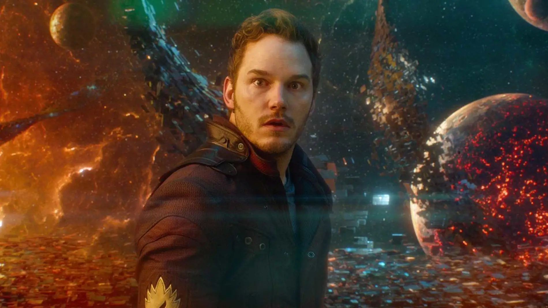 Chris Pratt como Star-Lord en 'Guardianes de la Galaxia'