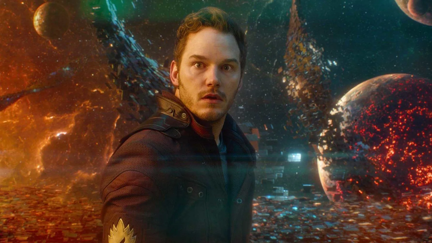 Chris Pratt como Star-Lord en 'Guardianes de la Galaxia'