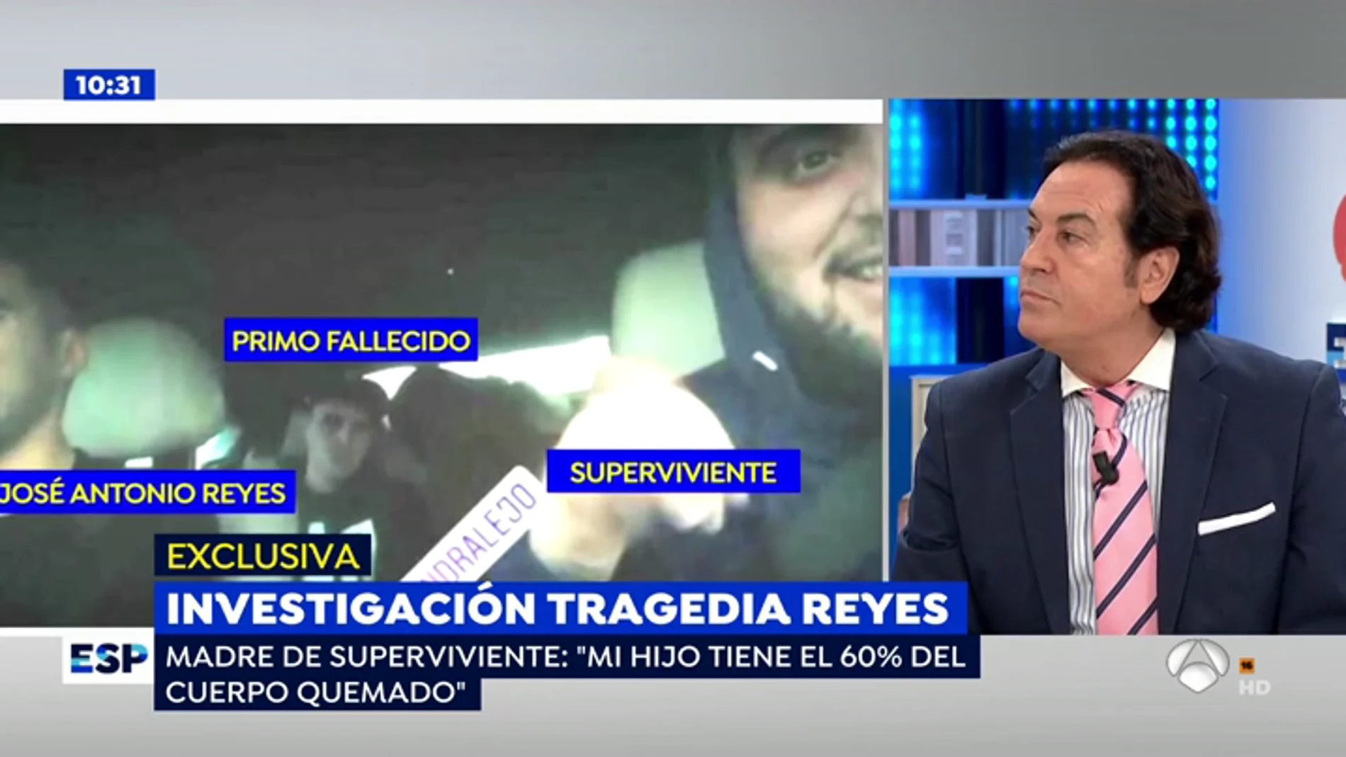 Pipi Estrada, amigo de José Antonio Reyes: "Su viuda es una mujer marcada por la tragedia"