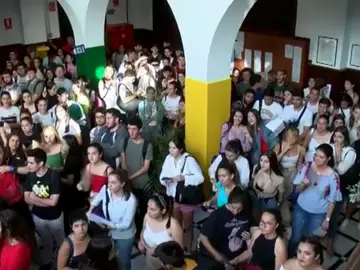 Nervios en la primera jornada de EBAU Nervios en la primera jornada de EBAU