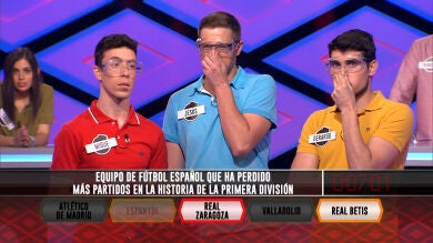 La remontada de los 'D'Bull' en '¡Boom!' se desvanece al ser preguntados por un equipo de fútbol
