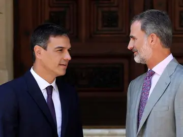El rey Felipe VI y Pedro Sánchez El rey Felipe VI y Pedro Sánchez