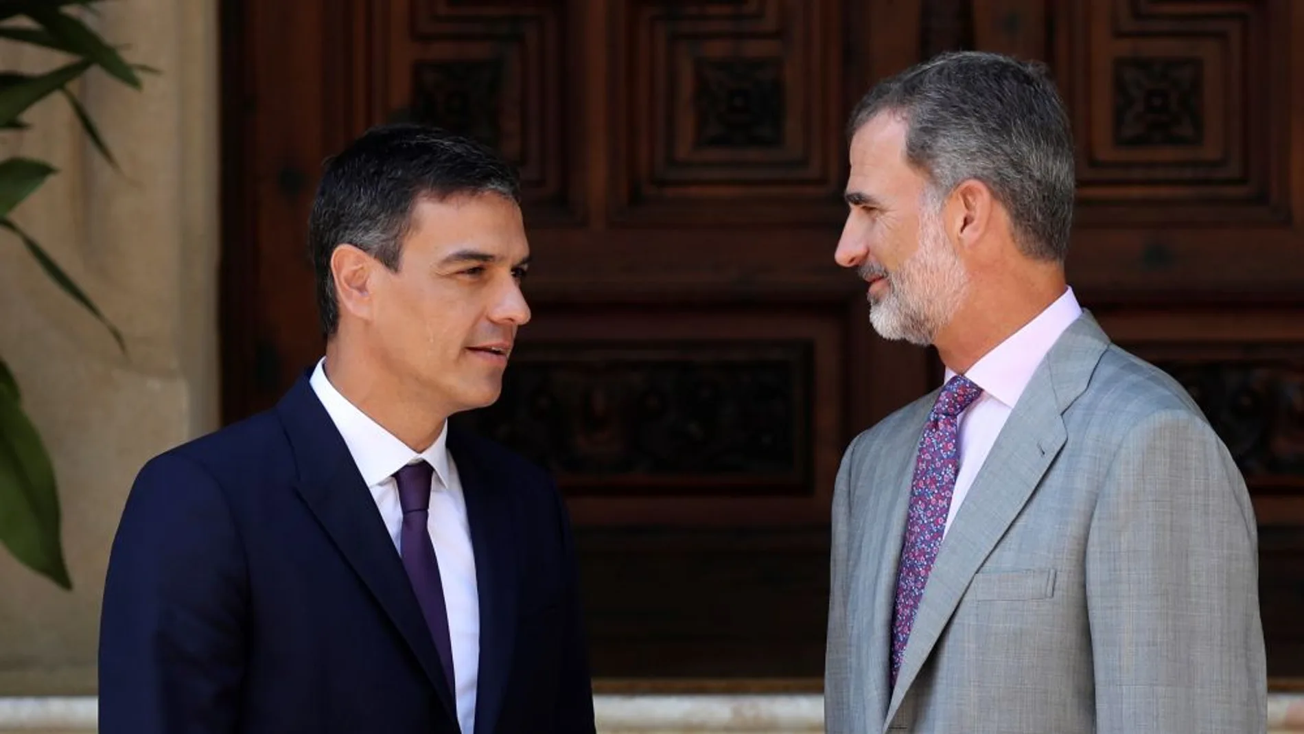 El rey Felipe VI y Pedro Sánchez El rey Felipe VI y Pedro Sánchez