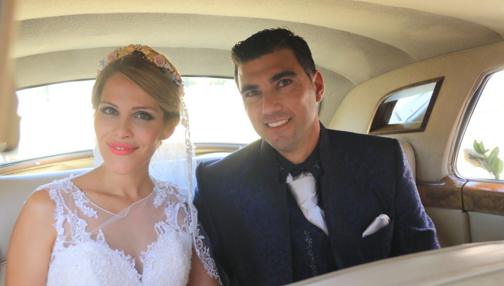 José Antonio Reyes, junto a su mujer Noelia López