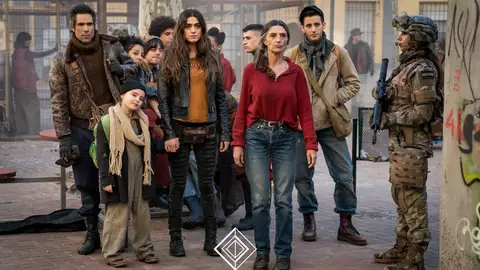 Fotograma de 'La Valla', serie original de Atresmedia Fotograma de 'La Valla', serie original de Atresmedia