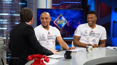 El vacile de Julio Baptista a Roberto Carlos en 'El Hormiguero 3.0' por la edad