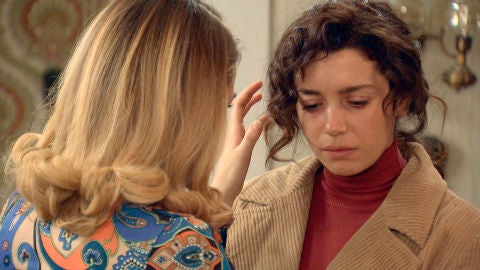 Luisita, descolocada con la fría actitud de Amelia