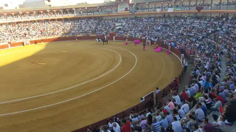 Plaza de Toros de Ciudad Real durante un festejo de la feria de agosto Plaza de Toros de Ciudad Real durante un festejo de la feria de agosto