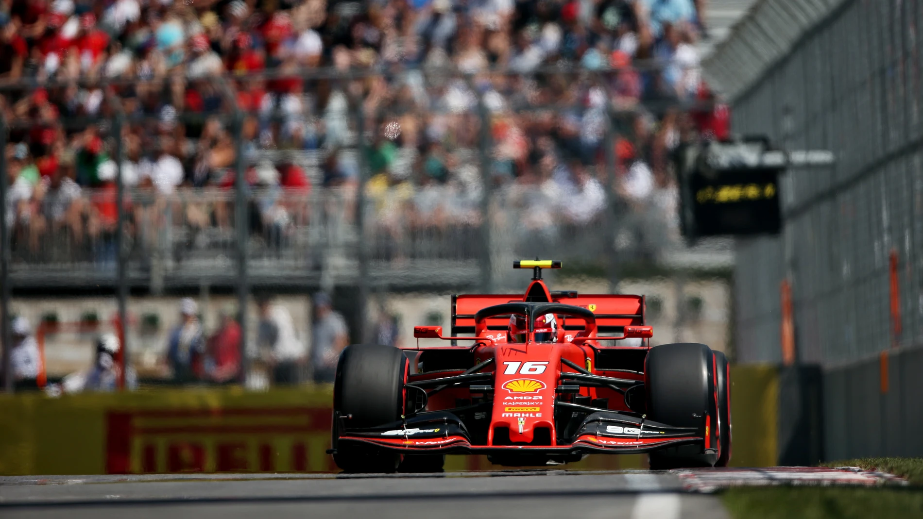 Leclerc rueda por el circuito de Canadá Leclerc rueda por el circuito de Canadá