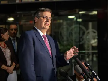 El secretario de Relaciones Exteriores, Marcelo Ebrard El secretario de Relaciones Exteriores, Marcelo Ebrard