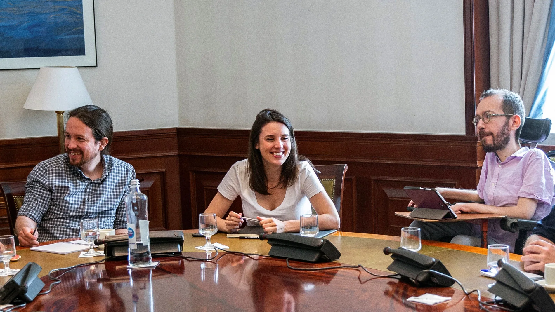 El secretario general de Podemos, Pablo Iglesias, e Irene Montero El secretario general de Podemos, Pablo Iglesias, e Irene Montero