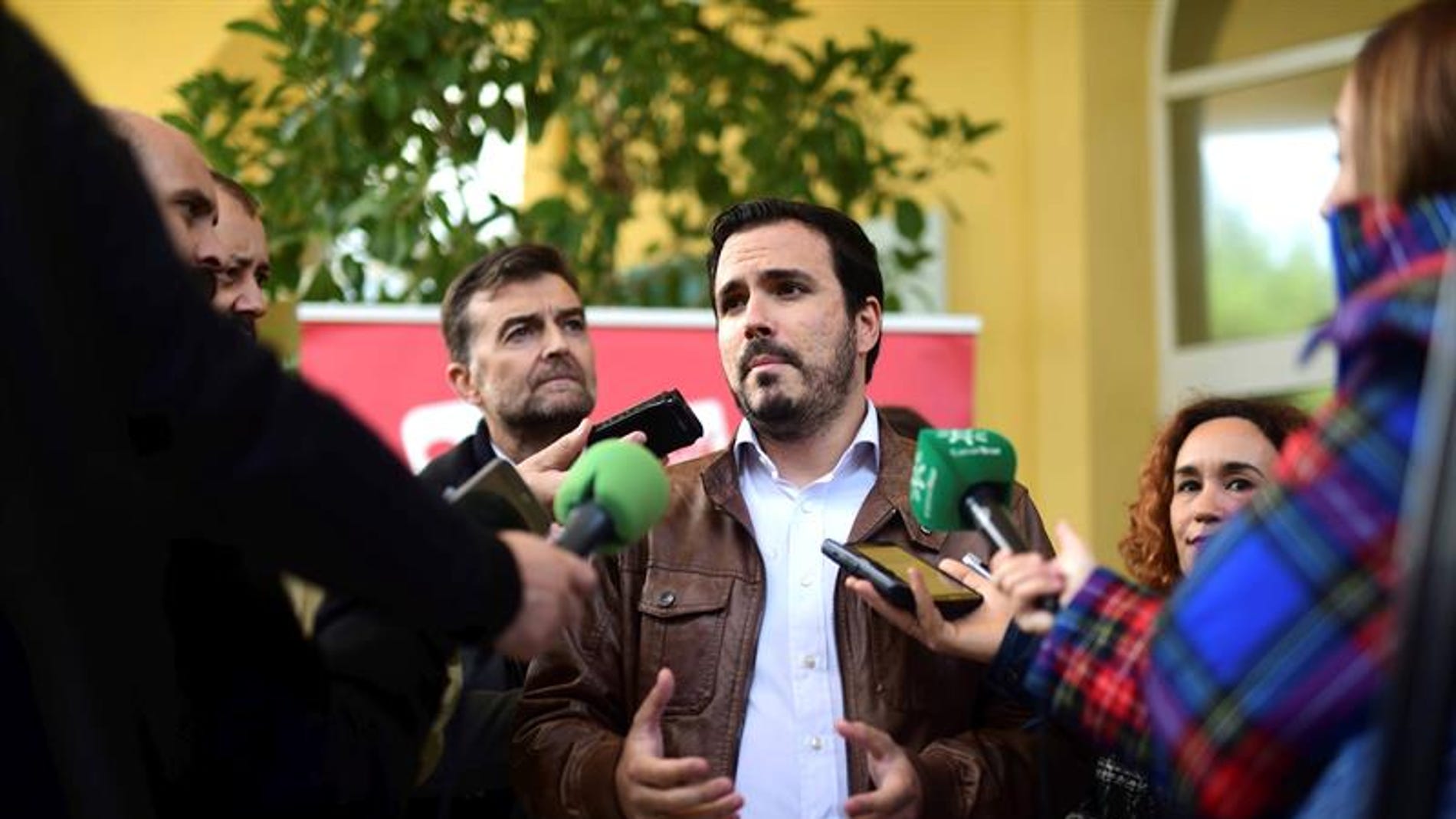 El líder de IU, Alberto Garzón