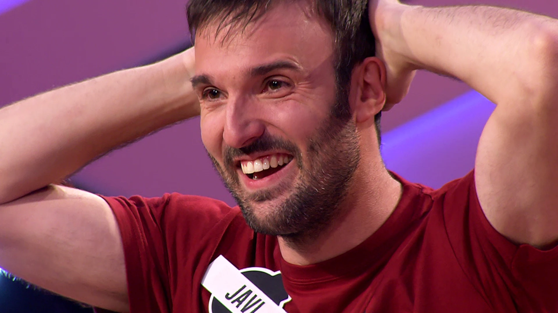  Javi, de los 'Rockcampers', anuncia en directo a su mujer que han ganado el bote de '¡Boom!'