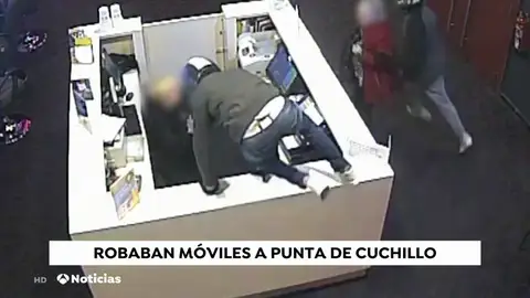 Desarticulan una banda criminal especializada en robos violentos en tiendas de telefonía Desarticulan una banda criminal especializada en robos violentos en tiendas de telefonía