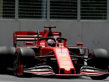 Vettel, a bordo de su Ferrari Vettel, a bordo de su Ferrari