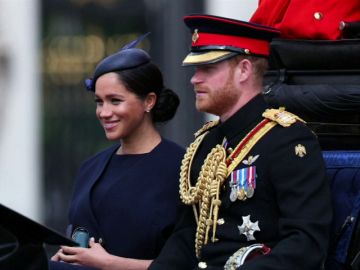 La Familia Real británica se reúne para ver el desfile 'Trooping the Colour' 