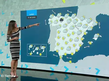 La semana arranca con lluvia en el Cantábrico y Cataluña y despejado en el resto La semana arranca con lluvia en el Cantábrico y Cataluña y despejado en el resto